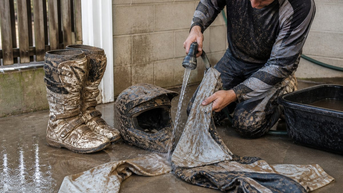 How to Clean Muddy Dirt Bike Gear: Complete Guide