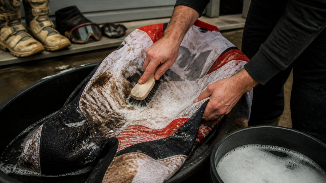 How to Remove Stains From Motocross Gear
