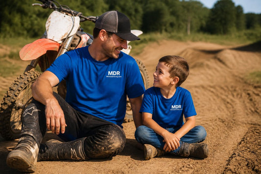 Matching Motocross Shirts for Dads and Kids