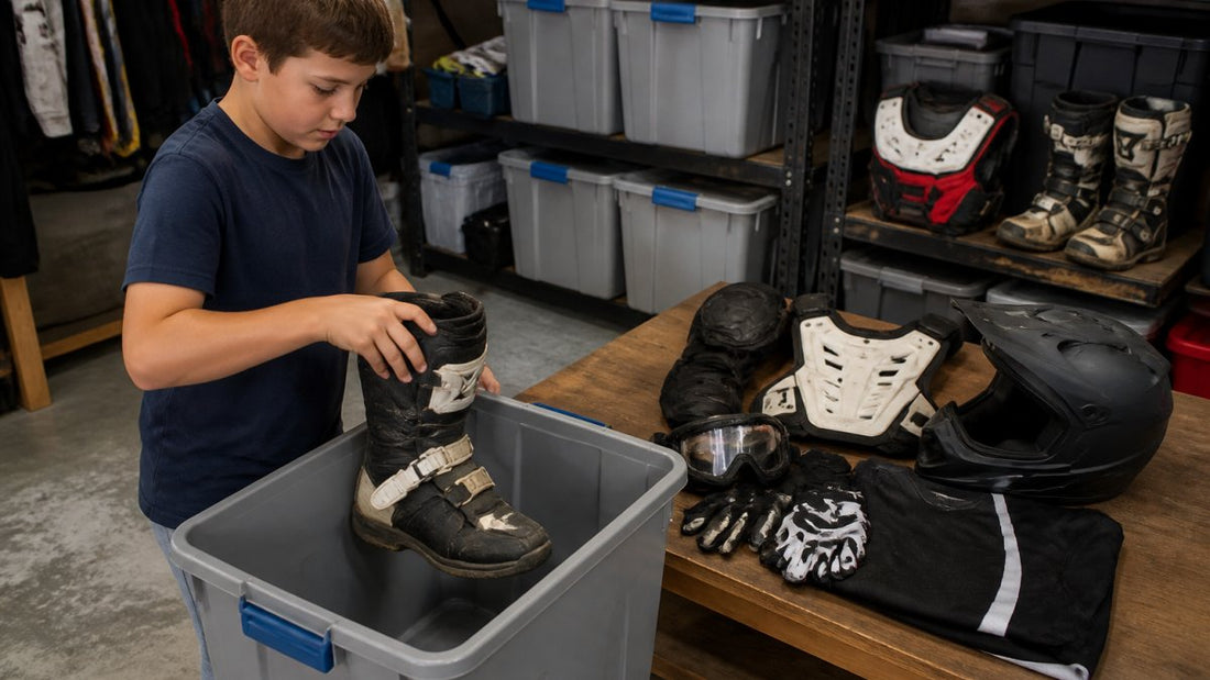 Store Youth Motocross Gear Off-Season: Complete Guide