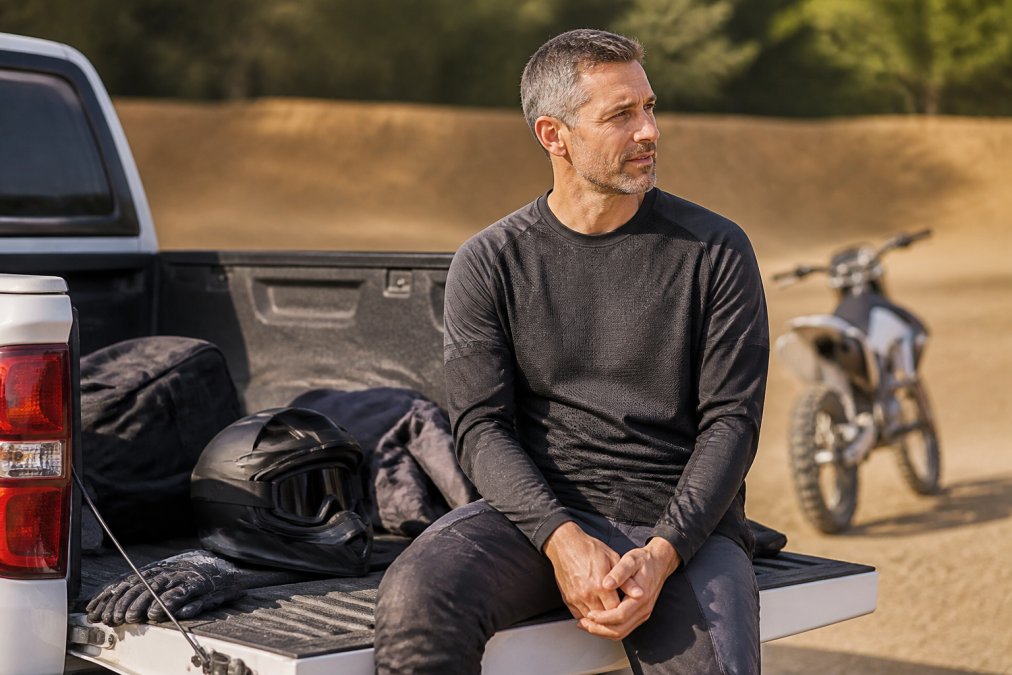 Subtle Motocross Clothing for Older Dads